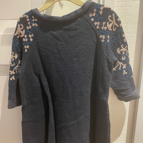 Roller Rabbit Embroidered Sweatshirt Dress- Sz 4 - Picture 2 of 5